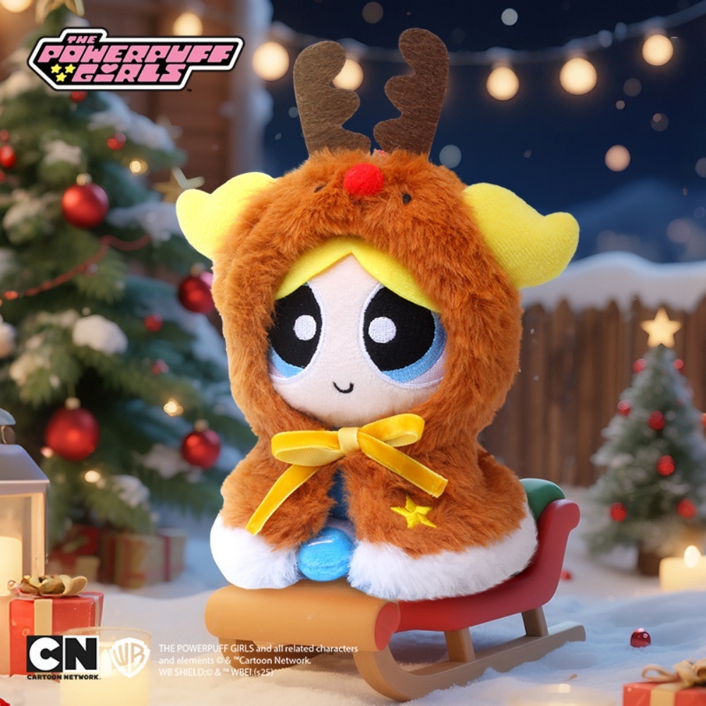 Kids Toys Resale - Genuine The Powerpuff Girls Plush Keychain