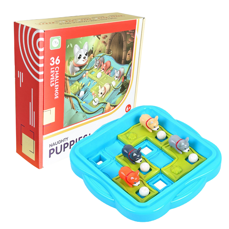 Kids Toys 3 Year Old - Board Game Naughty Puppies Children Educational