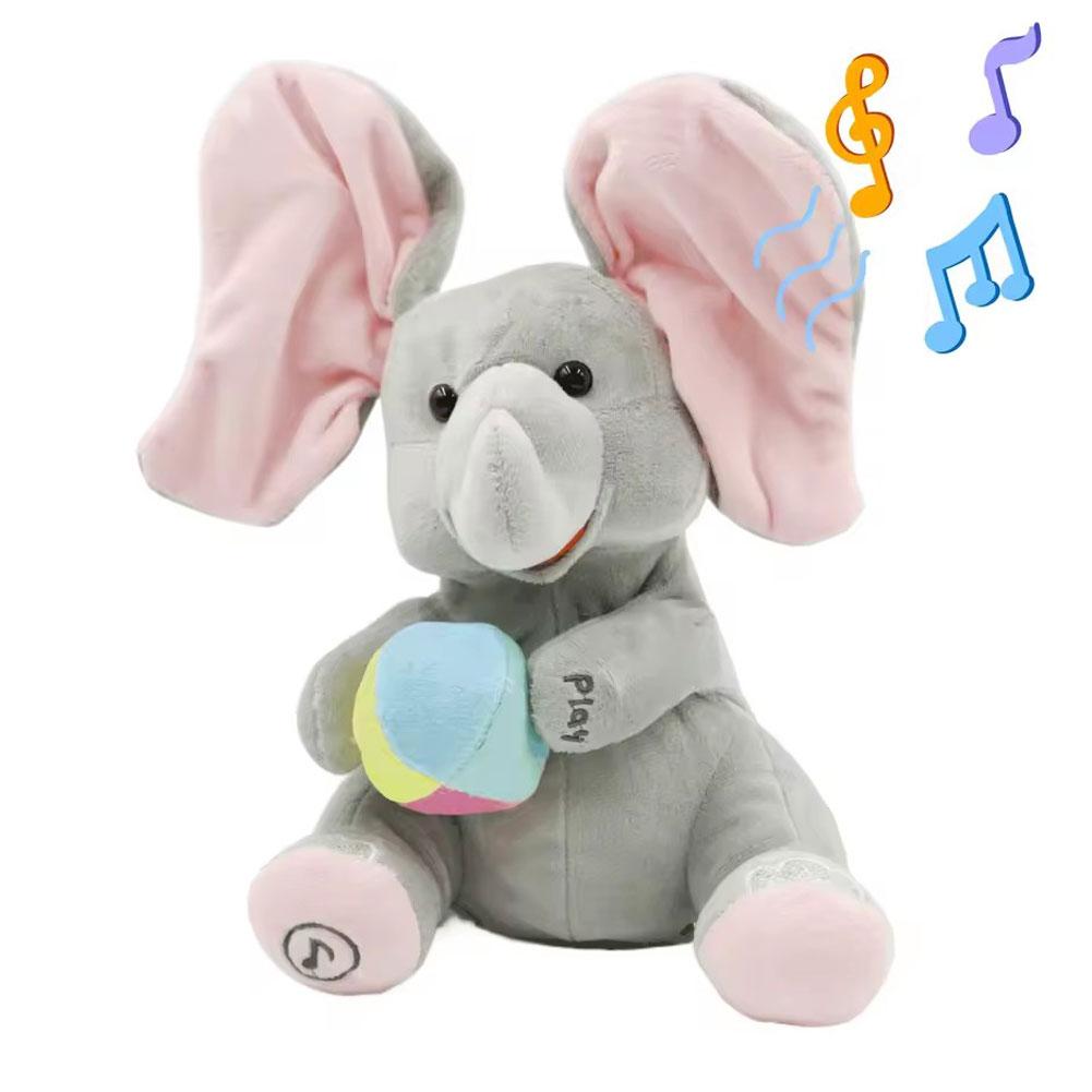 Kids Toys Elephant - Hide-and-seek Elephant Plush Toy Flapping Ears