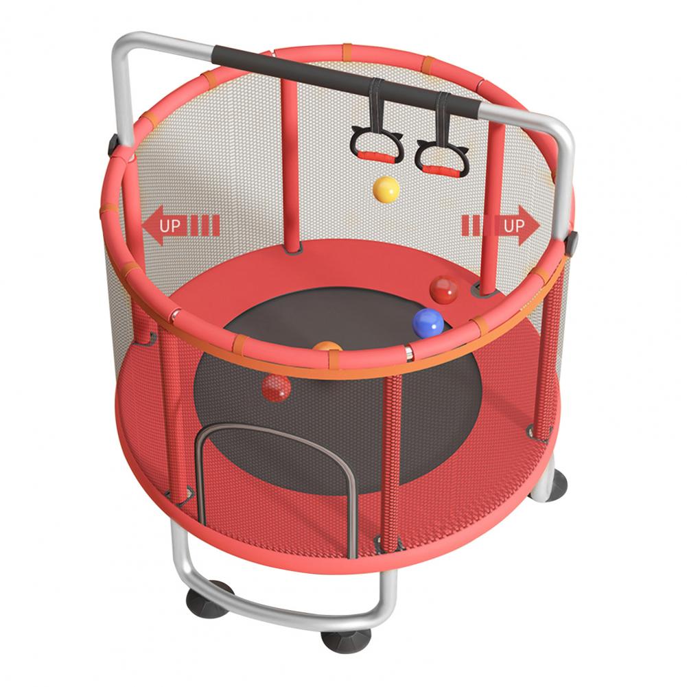 Basketball Hoop Kids Indoor - Kids Trampoline, Adjustable Baby Toddler Trampoline