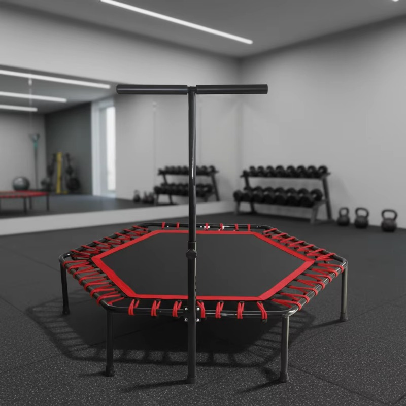 Trampoline Mini Indoor - Mini Silent Jumping Fitness Trampoline Stable