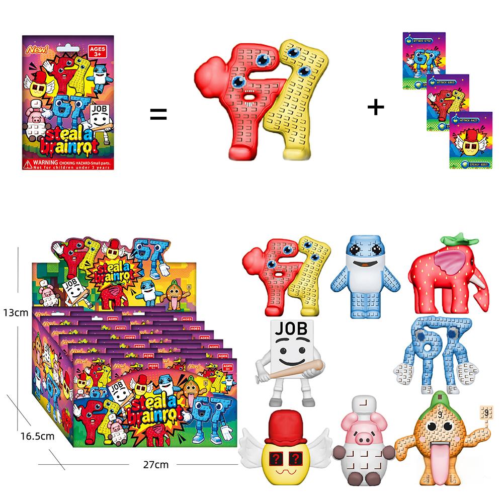 8Pcs/Set Steal A Brainrot Blin - Kids Toys Elephant review and price