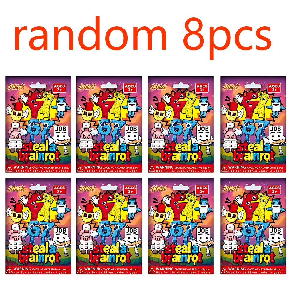 8Pcs/Set Steal A Brainrot Blin - Kids Toys Elephant review and price