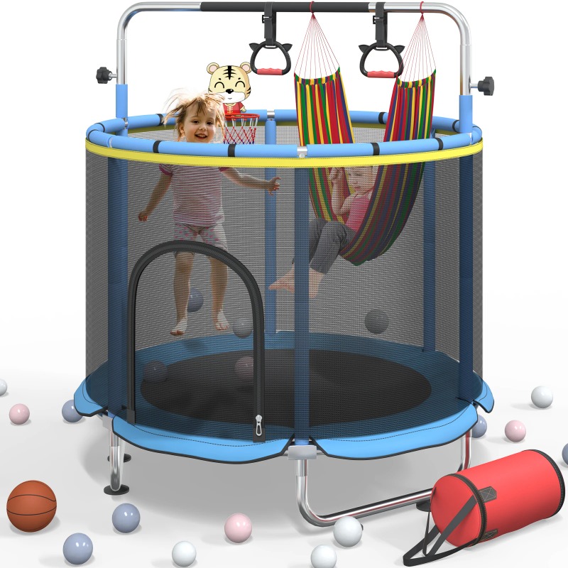 5FT Toddler Trampoline 8-in-1  - Trampoline Mini Indoor review and price