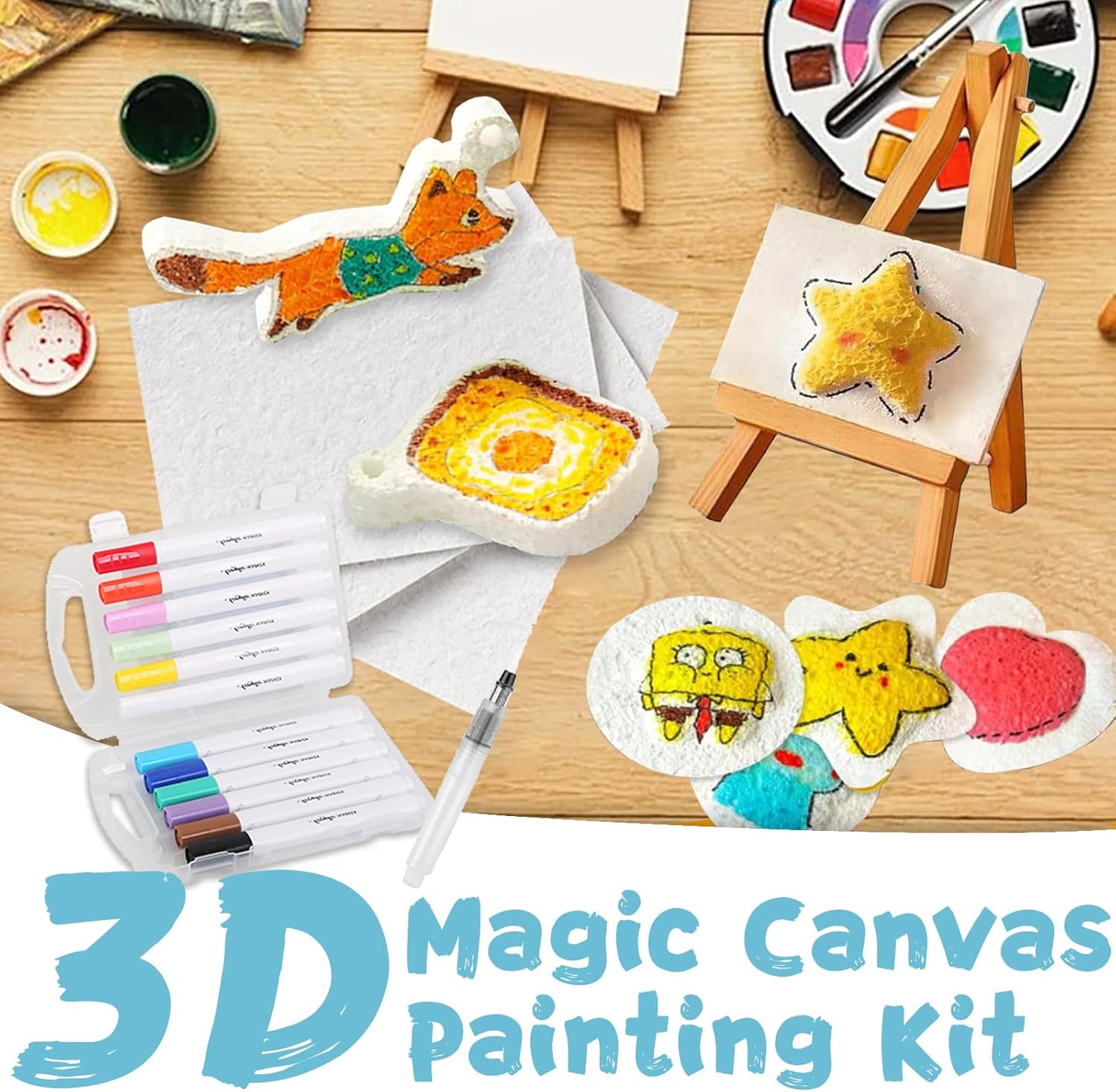 3D Puffy Foam Texture Painting - Kids Toys Drawing review and price