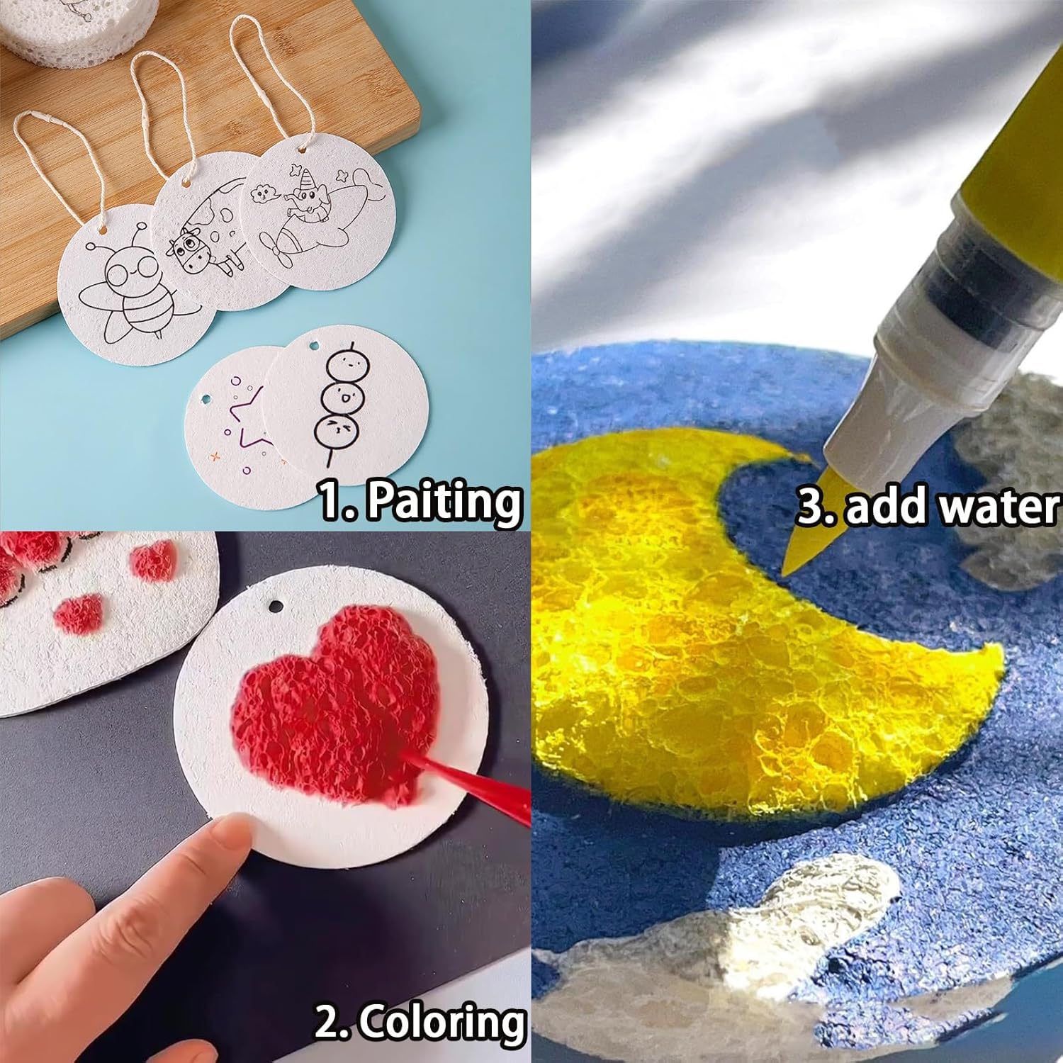3D Puffy Foam Texture Painting - Kids Toys Drawing review and price