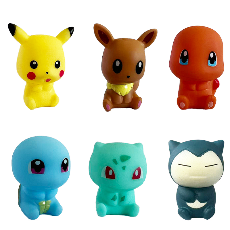 6Pcs Pokemon Bath Toys Pikachu - Kids Toys 3 Year Old review and price