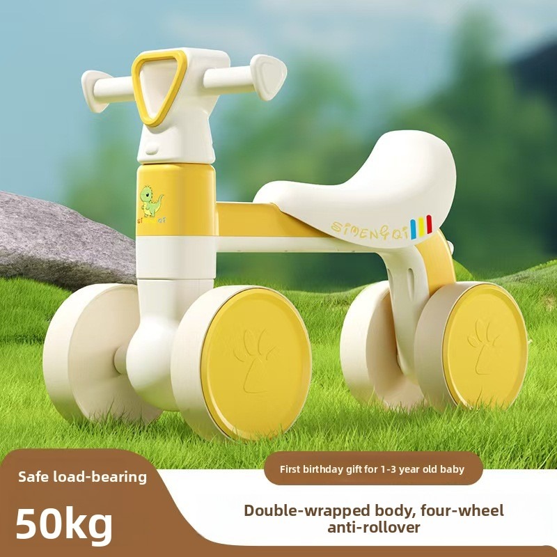 Baby Balance Bike 4 Wheel Todd - Kids Toys 3 Year Old review and price