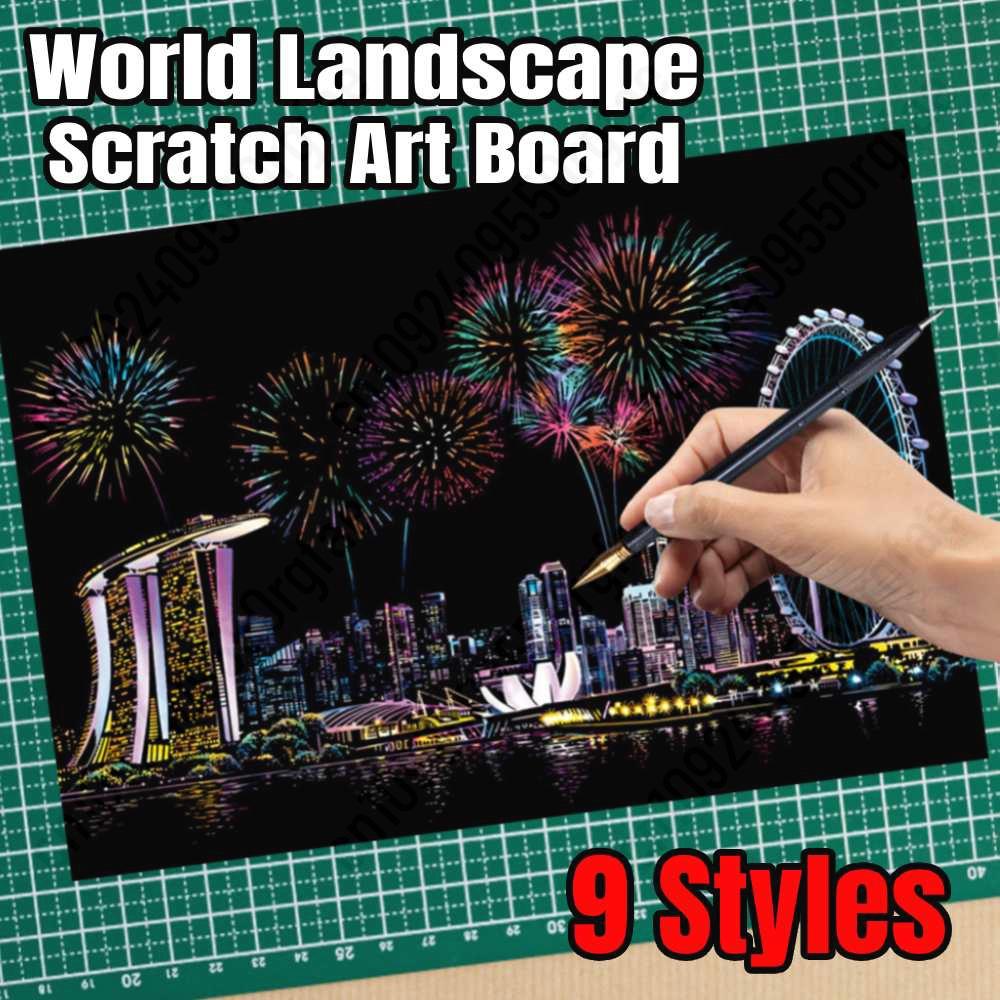 Magic Rainbow Color Scratch Ar - Kids Toys Drawing review and price