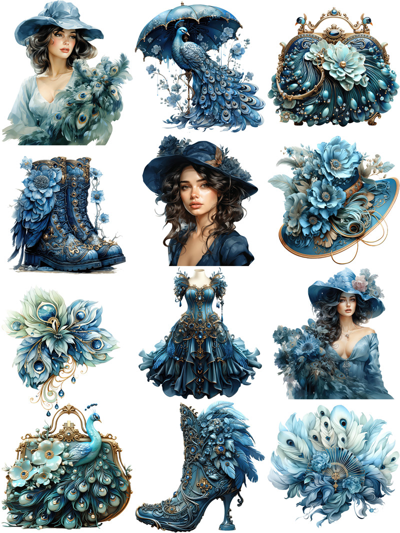 Victoria Peacock Blue Stickers - Kids Toys Victoria review and price