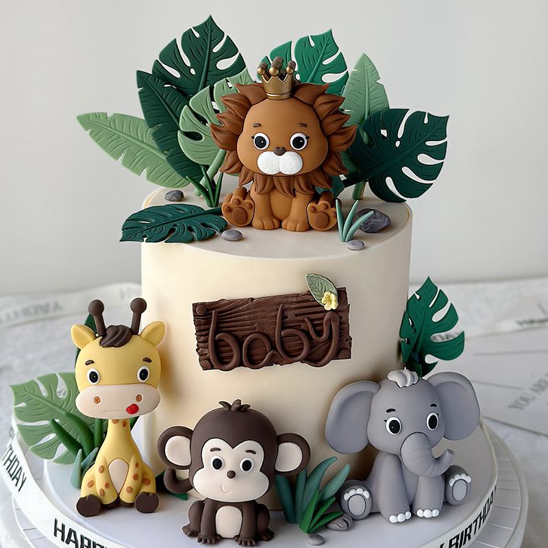 Jungle Safari Animal Doll Cake - Kids Toys Elephant review and price