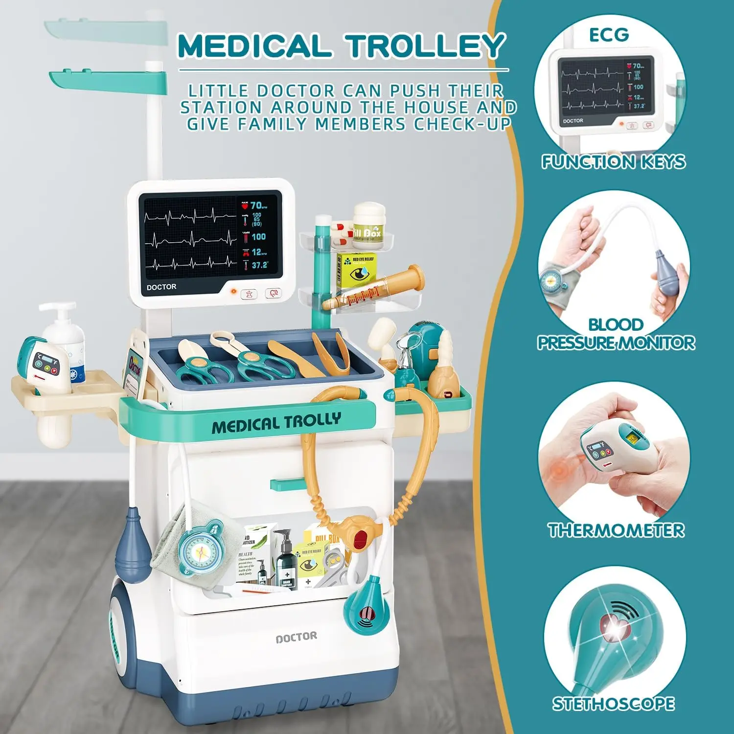Kids Medical Kit Toy Pretend P - Kids Xray Toys review and price