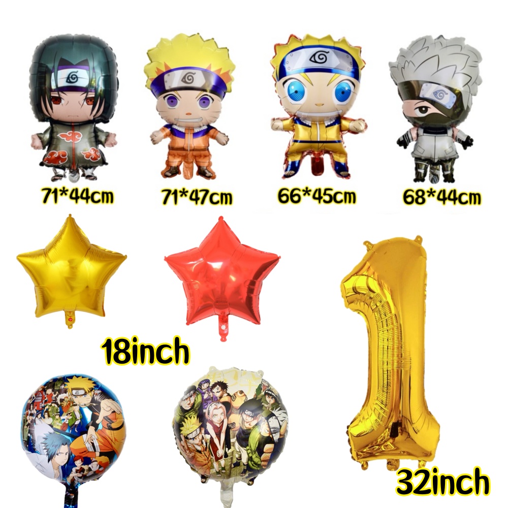 Narutoed Foil Balloons 12inch  - Banner Kids Toys review and price