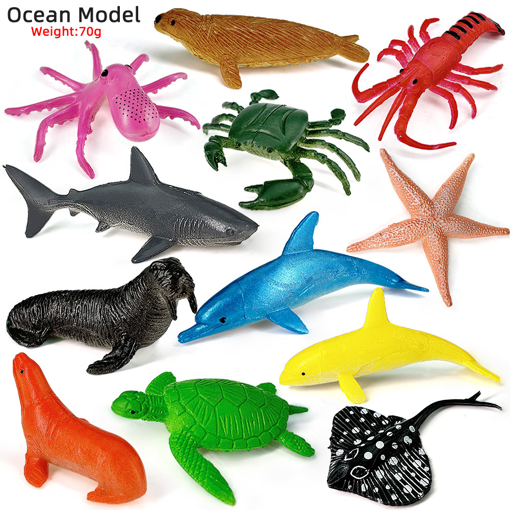 12pcs Ocean Sea Life Set Anima - Kids Toys 3 Year Old review and price