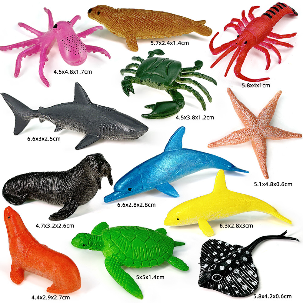 12pcs Ocean Sea Life Set Anima - Kids Toys 3 Year Old review and price