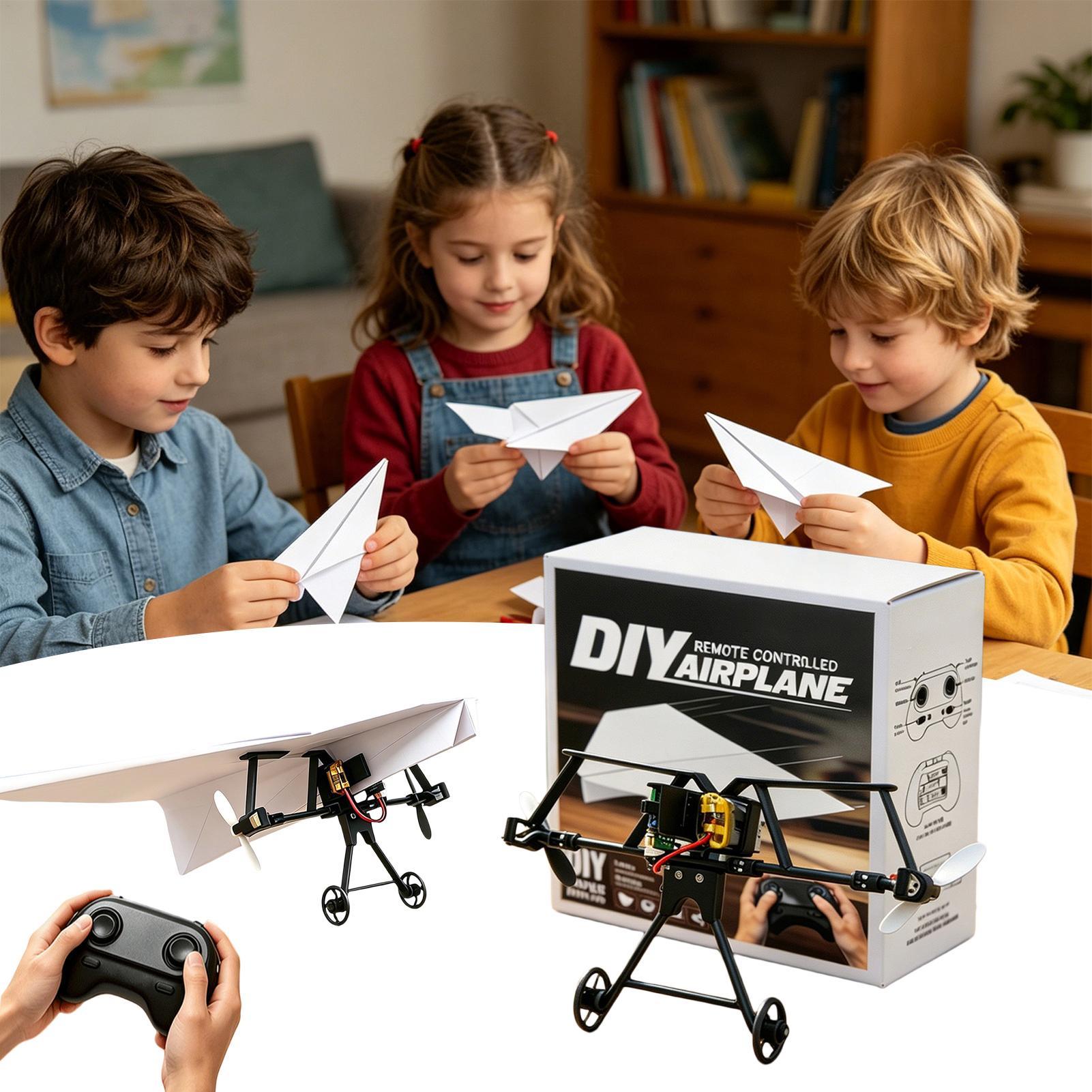 DIY RC Paper Airplane Kit Plan - Kids Toys Kit review and price
