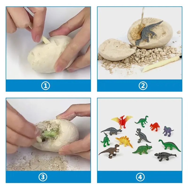12PCS Archeological Dinosaur E - Kids Toys Videos review and price