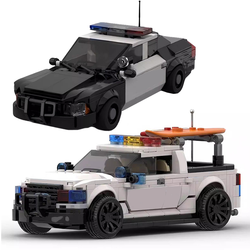 MOC Technical Car Forded Polic - Kids Toys Victoria review and price