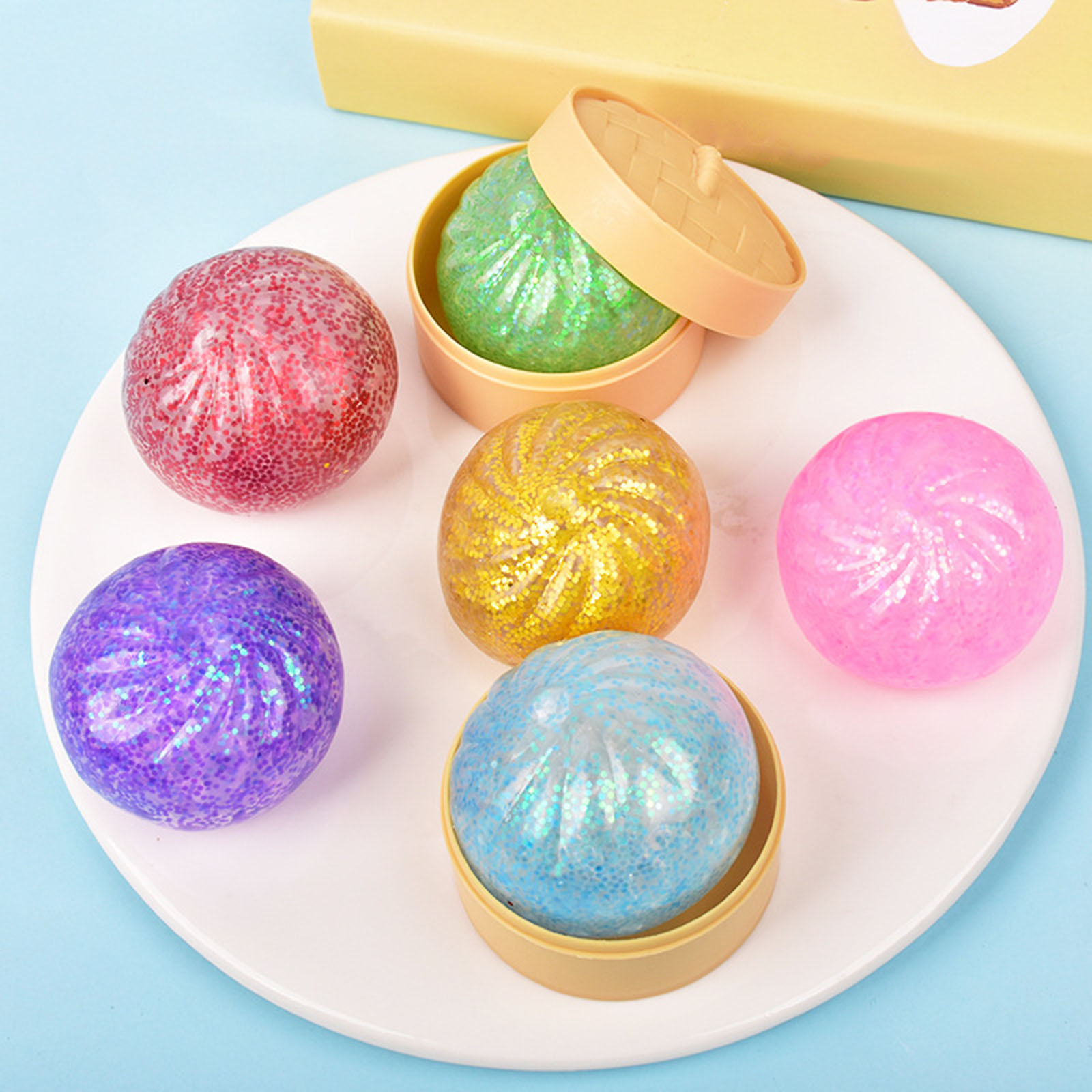 New 12pcs Set Glitter Dumpling - Kids Toys Dumplings review and price