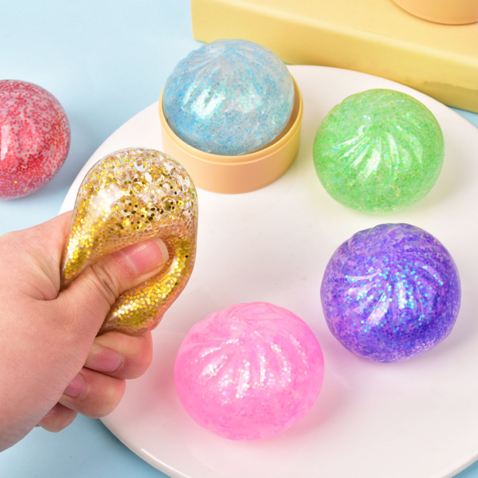 New 12pcs Set Glitter Dumpling - Kids Toys Dumplings review and price