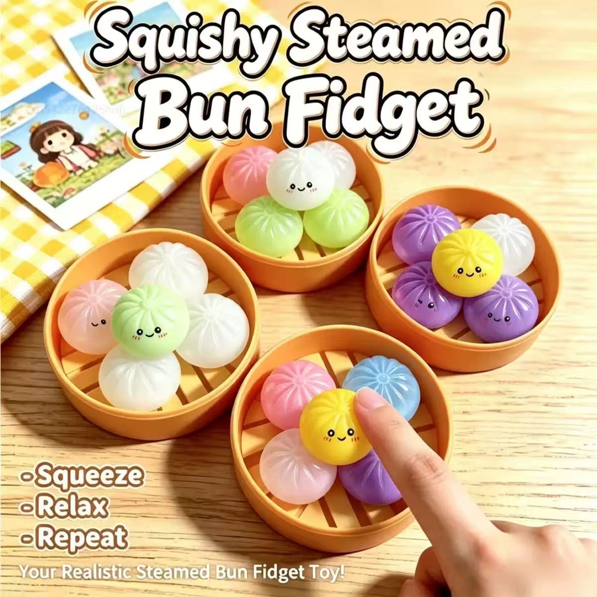 5Pcs Mini Dumplings with Steam - Kids Toys Dumplings review and price