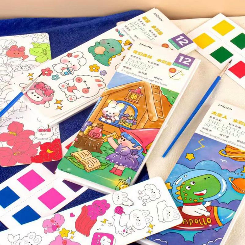 Water Color Pigment Paint Draw - Kids Toys Drawing review and price