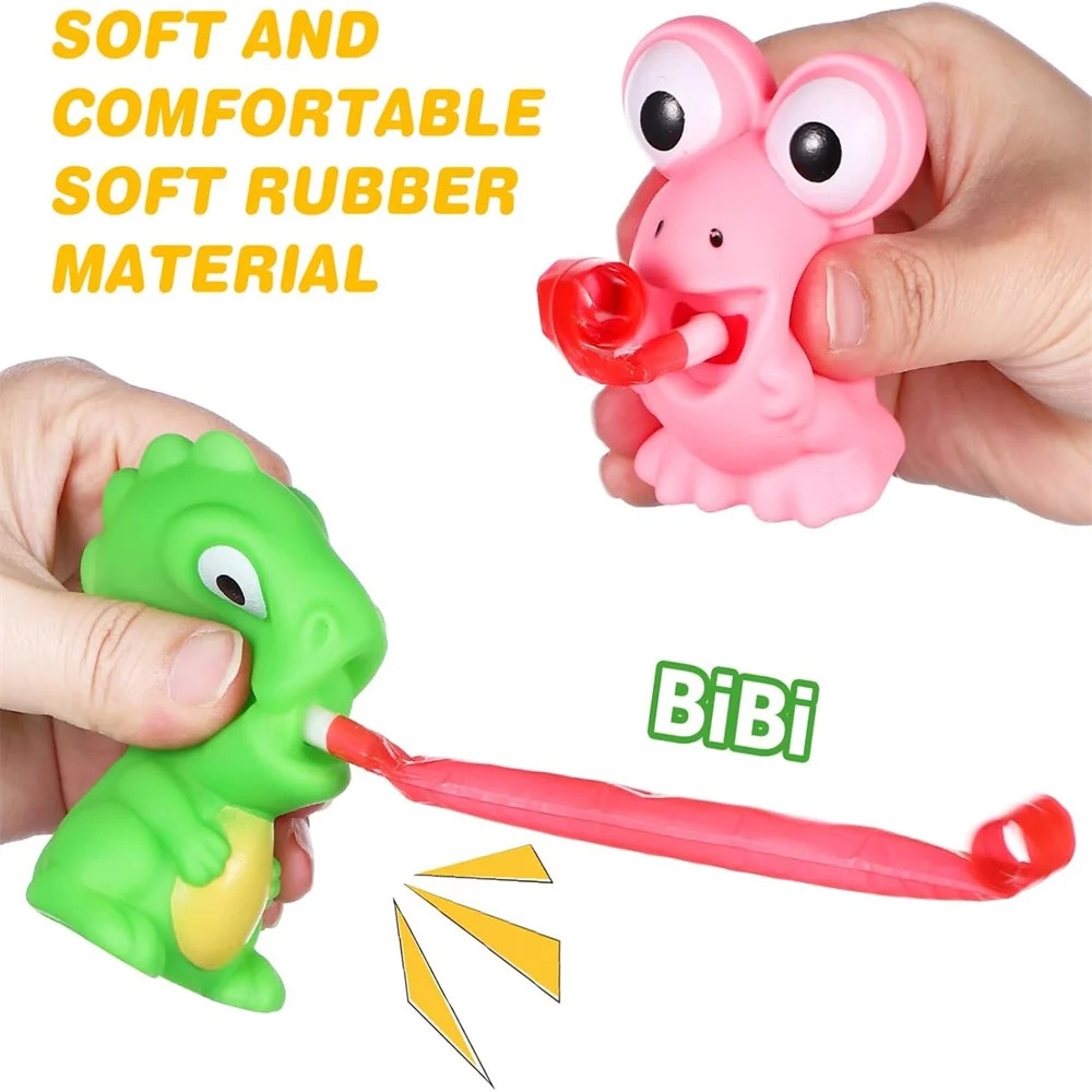 Stress Relief Frog & Dinosaur  - Kids Toys Videos review and price