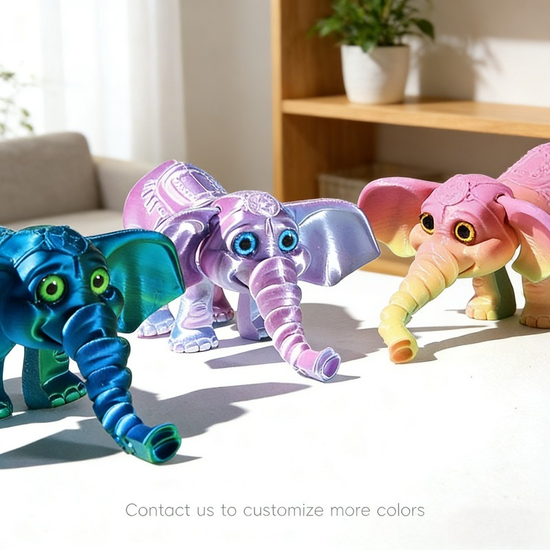 10CM 3D Printed Elephant Model - Kids Toys Elephant review and price
