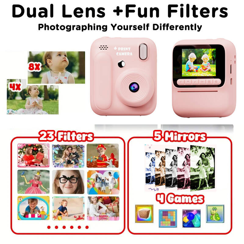 Kids Instant Color Printing Ca - Kids Toys Videos review and price