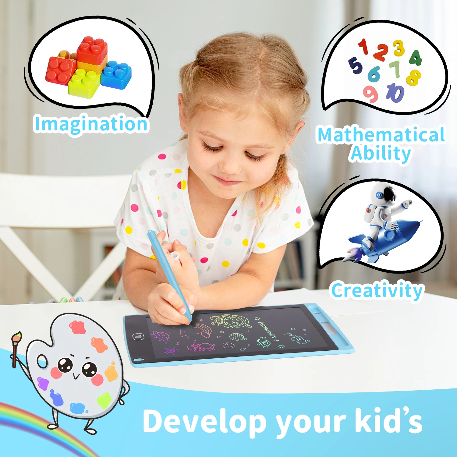 8.5 Inch LCD Writing Tablet Dr - Kids Toys Drawing review and price
