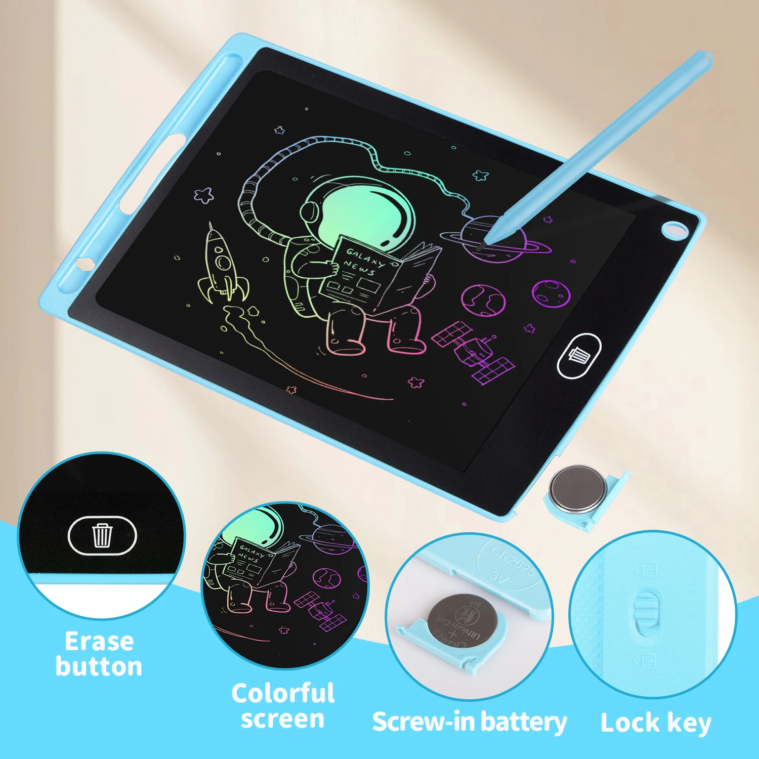 8.5 Inch LCD Writing Tablet Dr - Kids Toys Drawing review and price