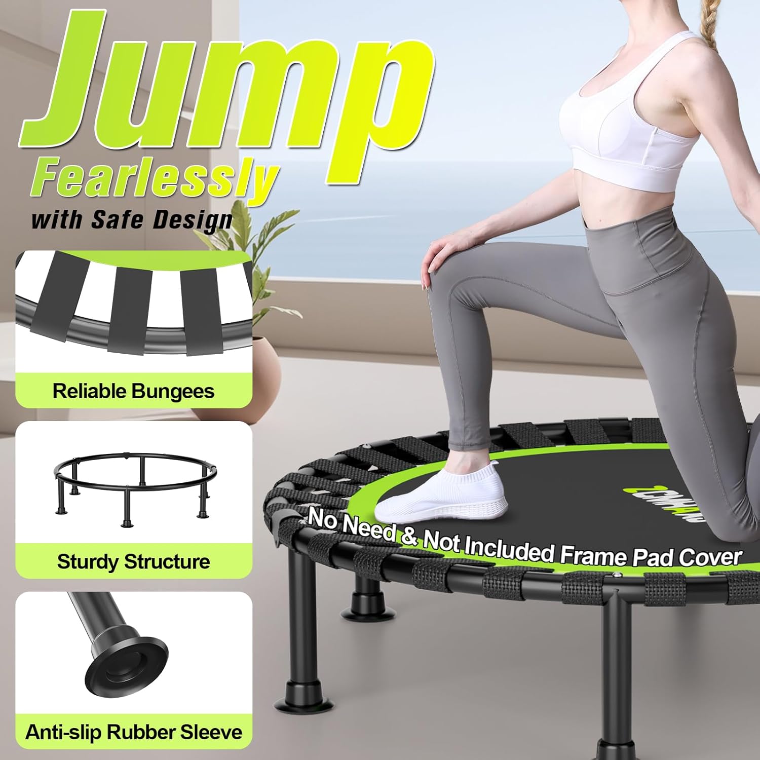 Foldable Mini Rebounder Trampo - Trampoline Mini Indoor review and price