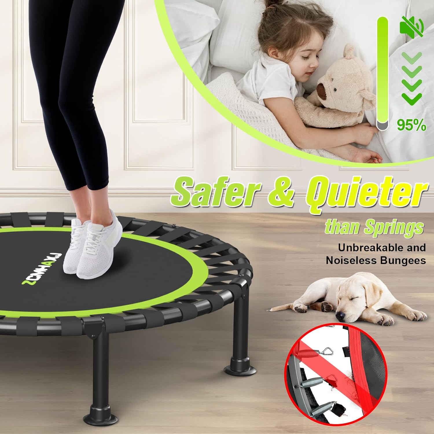 Foldable Mini Rebounder Trampo - Trampoline Mini Indoor review and price