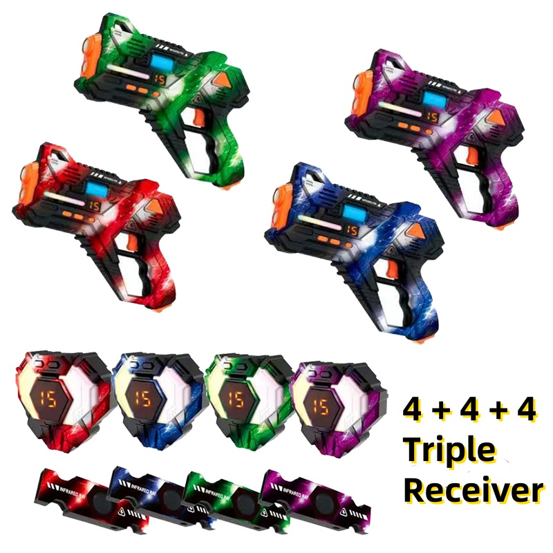 CSTAG 4x4x4 Laser Tag Guns Set - Laser Tag Set Kids review and price