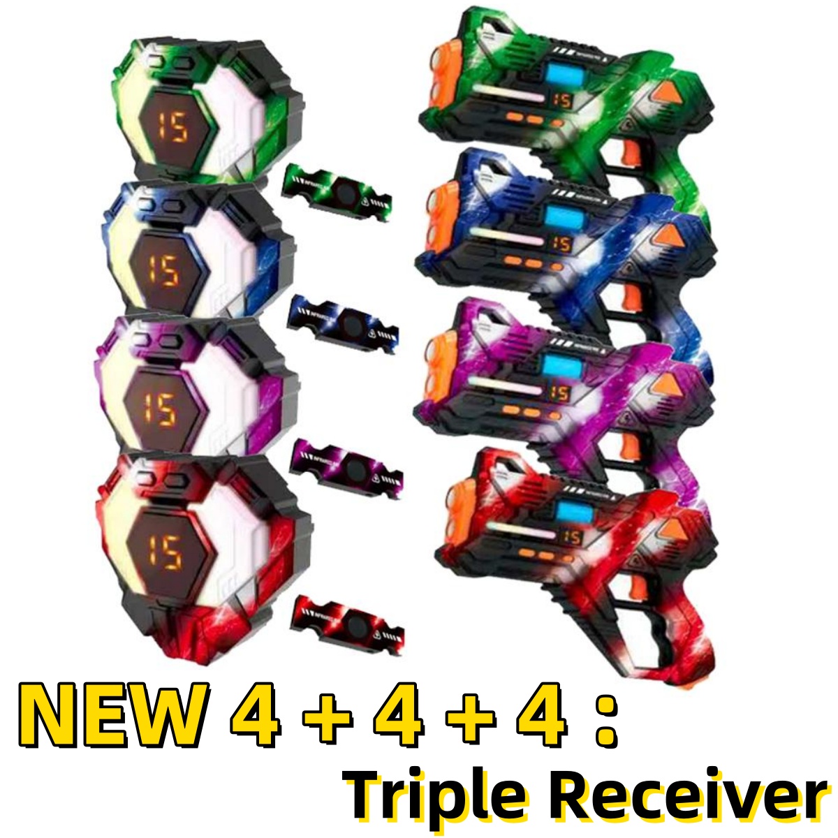 CSTAG 4x4x4 Laser Tag Guns Set - Laser Tag Set Kids review and price