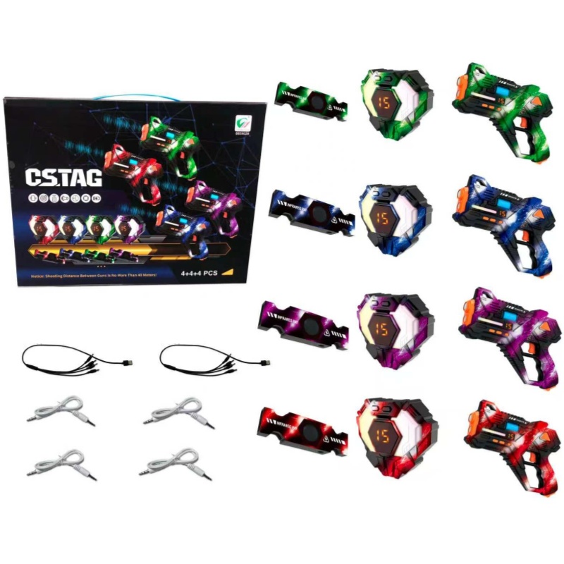 CSTAG 4x4x4 Laser Tag Guns Set - Laser Tag Set Kids review and price