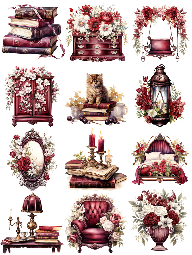 Retro Victoria Lady Stickers C - Kids Toys Victoria review and price