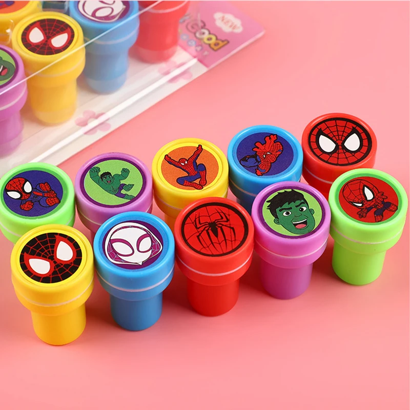 Cartoon Superhero Mini Stamps, - Kids Toys Drawing review and price