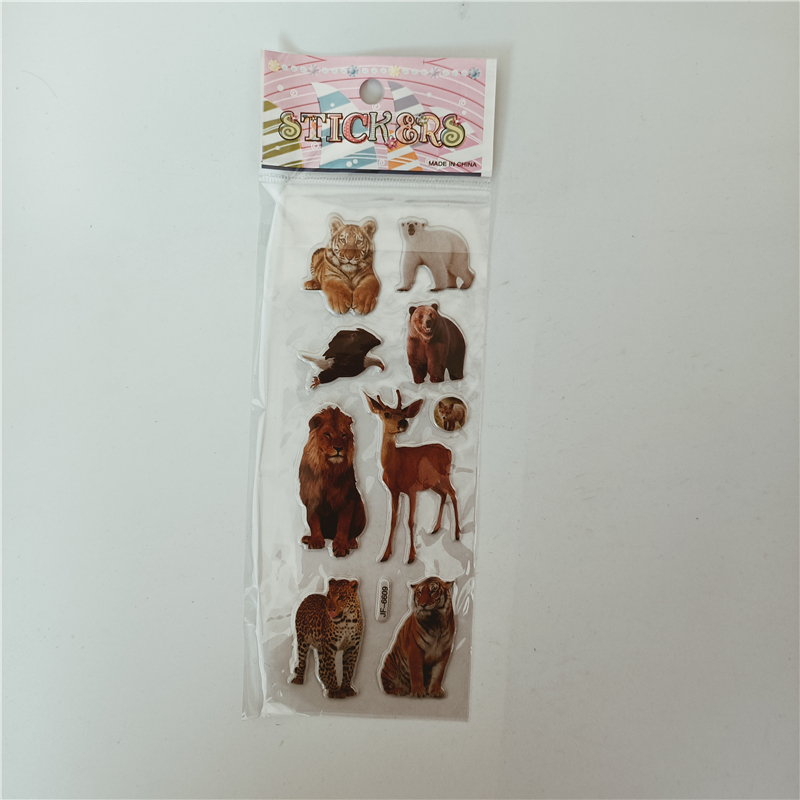 6pcs Wild Animals Style Sticke - Kids Toys Elephant review and price