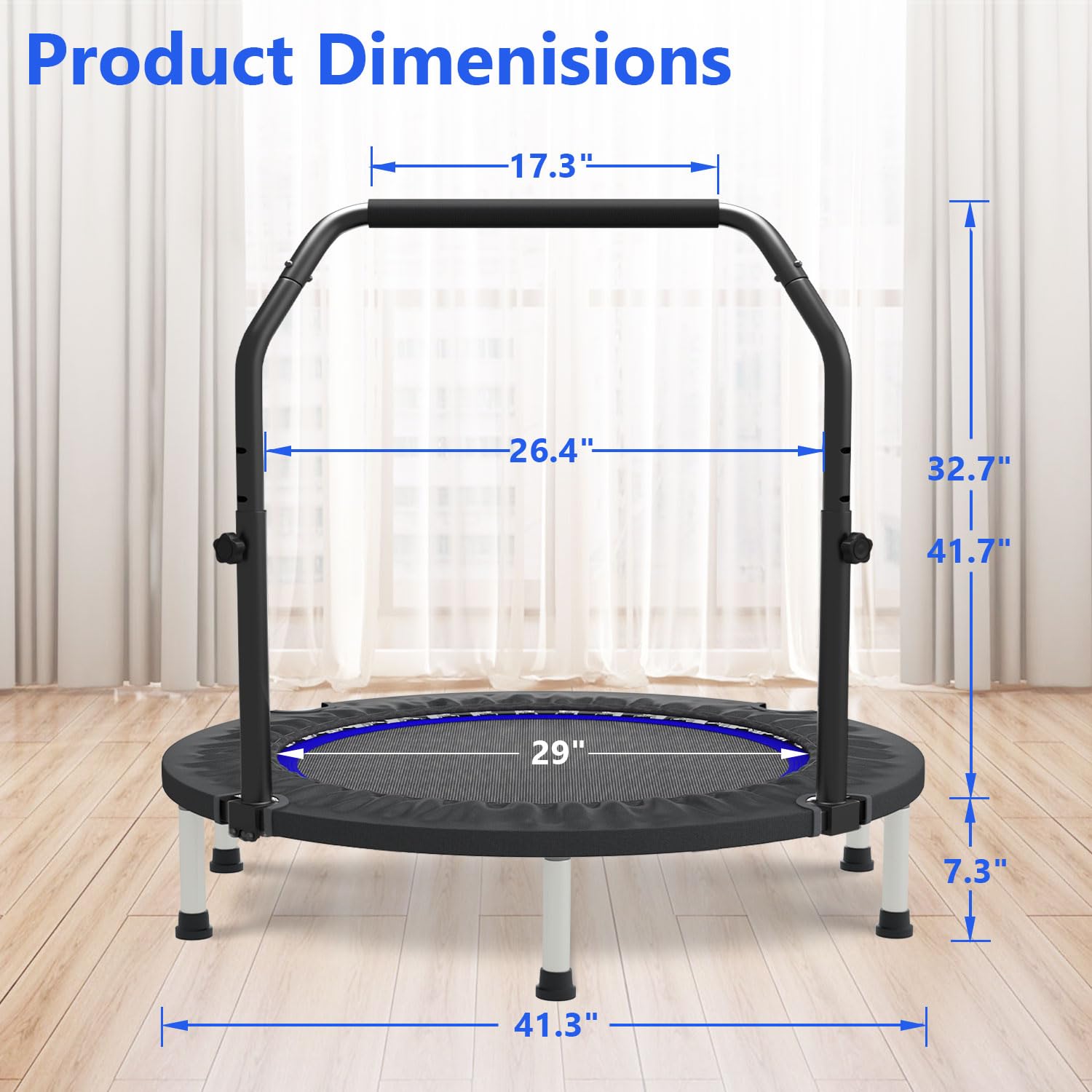 40-48in Mini Trampoline Reboun - Trampoline Mini Indoor review and price