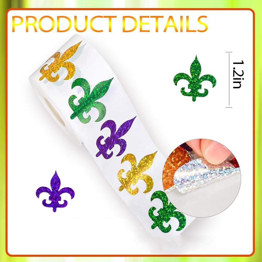 500Pcs Mardi Gras Stickers for - Laser Tag Set Kids review and price